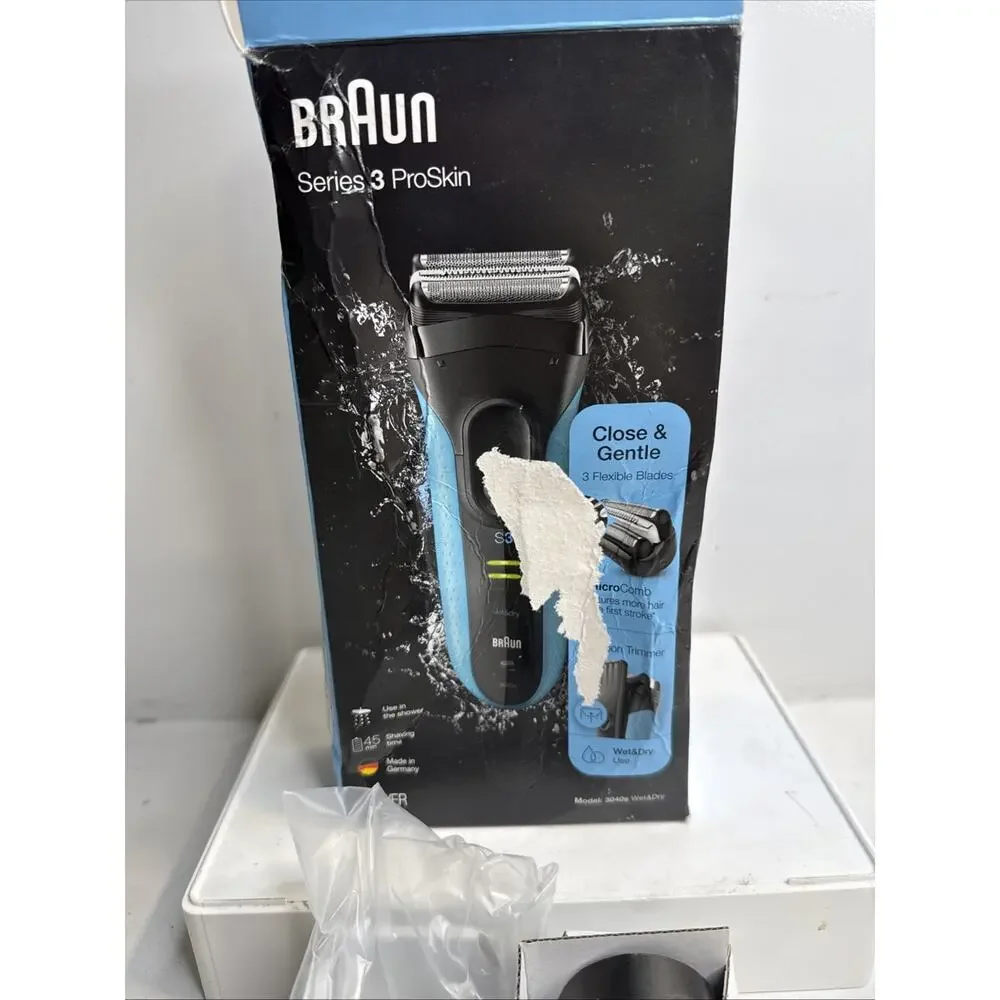 Braun Series 3 Proskin 3040s Wet & Dry Electric Shaver